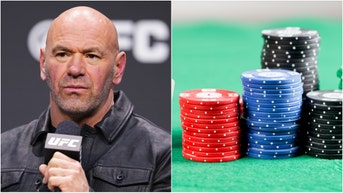 Dana White went on a $1.9 million gambling swing playing baccarat in Las Vegas. Watch a clip from "60 Minutes." Is White a big gambler? (Photo by Chris Unger/Zuffa LLC via Getty Images and Getty Images Creatives)