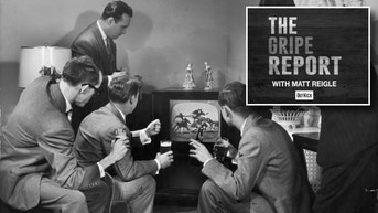 Guys watching football