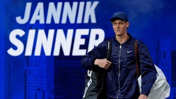 Jannik Sinner taking the court at the U.S. Open