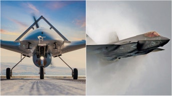 Lockheed Martin unveils Vectis drone. (Photo by Nick Ut/Getty Images and Getty Images Creatives)