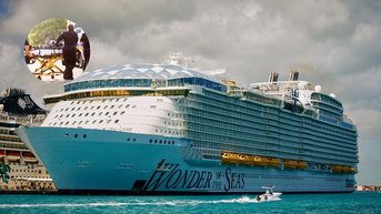 two hospitalized after fight on royal caribbean wonder of the seas cruise ship