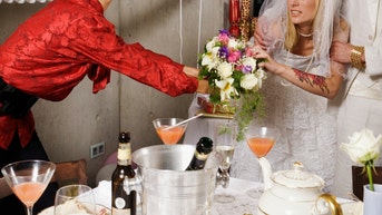 wedding guest punches bride