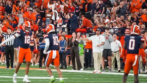 Fran Brown Message: Syracuse Fans Shocked As Players Run Sprints In Full Pads After Win Over UConn

Via: Syracuse football