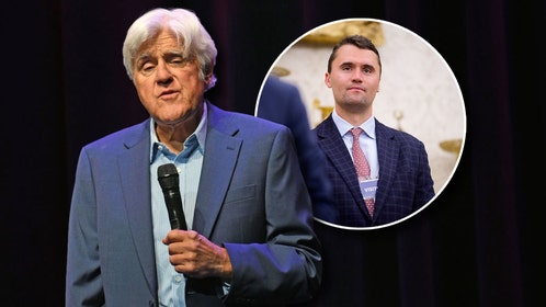 Jay Leno and Charlie Kirk