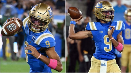 UNLV defensive back Aamaris Brown buried Nico Iamaleava as nothing special. Watch a video of his comments. Will UNLV beat UCLA? Watch a video of his comments. (Photo by John Cordes/Icon Sportswire via Getty Images)