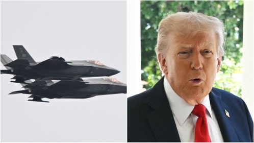 President Donald Trump welcomed Poland's President Karol Nawrocki to the White House with an epic fighter jet flyover. The flyover honored a Polish pilot who died in a training accident. Watch the video. (Photo by SAUL LOEB/AFP via Getty Images and Photo by Fatih Aktas/Anadolu via Getty Images)