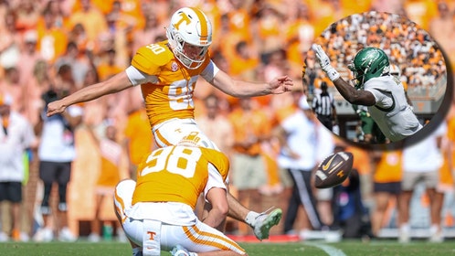 Tennessee kicker Max Gilbert