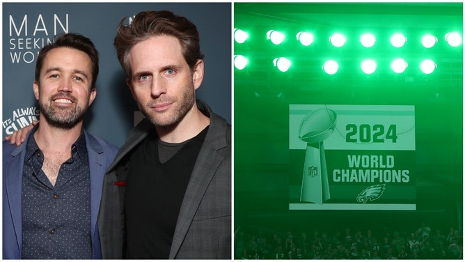 'Always Sunny' Stars Lead Chants, Rip Shots With Eagles Fans Ahead Of Cowboys Game