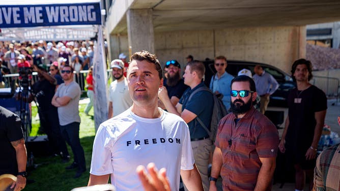 Line For Charlie Kirk T-Shirts At Penn State Was A Mile Long