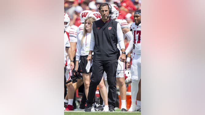 Wisconsin Coach Embarrasses With Pathetic Coach Speak Himself As Program Burns: WATCH