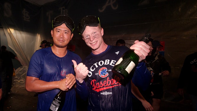 Cubs Pitcher Shota Imanaga Parties Hard After Clinching Playoff Berth