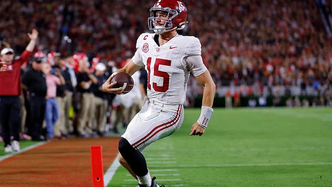 We see you now, Alabama. Ty Simpson leads Tide to huge win over Georgia.