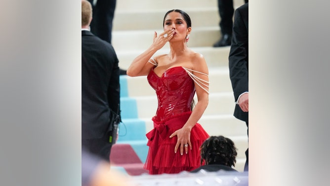 salma hayek 59th birthday bikini