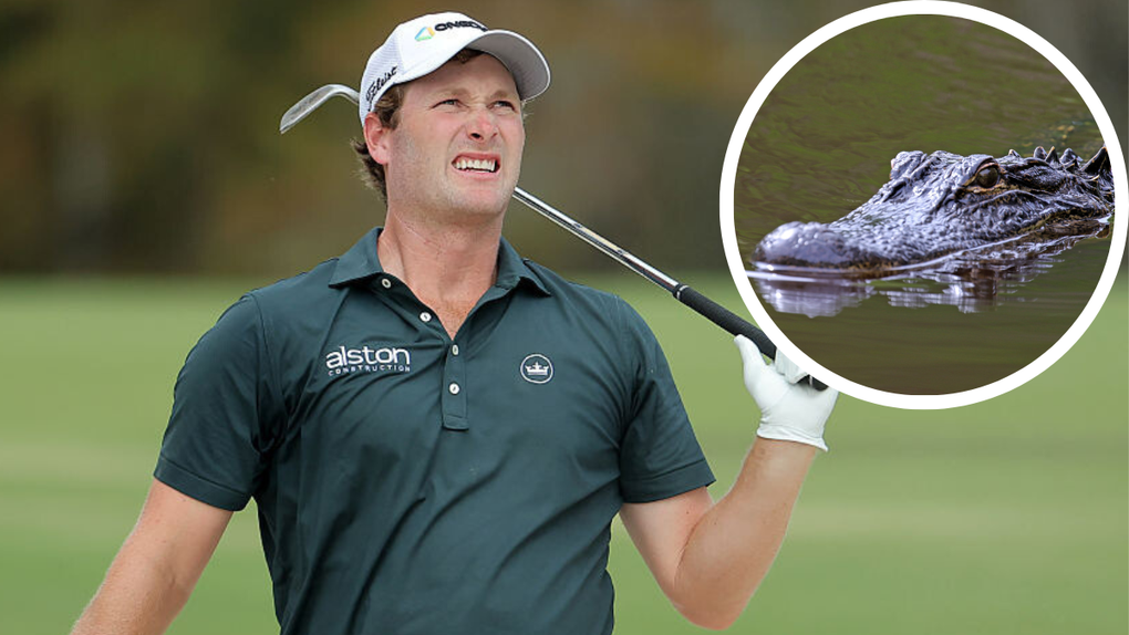Vince Whaley Goes Full 'Happy Gilmore,' Drains Par Next To A Gator: WATCH