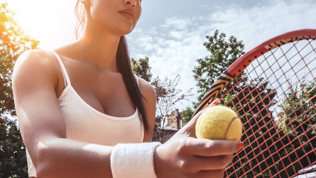 French tennis player Oceane Dodin first active professional to get a boob job