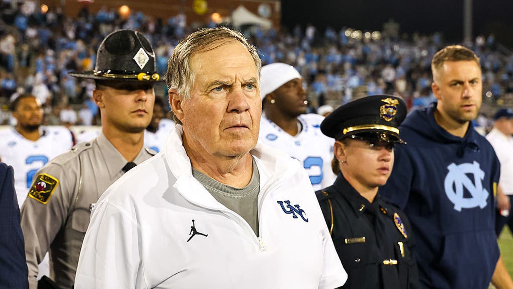 Bill Belichick Says Everything’s Fine At UNC — But It’s Hard to Believe Given Amount Of Noise 
Via: getty images