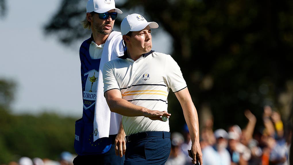 Matt Fitzpatrick of the European Ryder Cup team