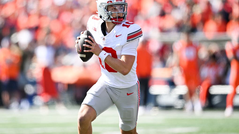 Julian Sayin from the Ohio State Buckeyes