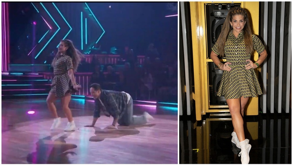Danielle Fishel and William Daniels, AKA Topanga and Mr. Feeny, reunited on Dancing with the Stars. 
