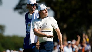 Matt Fitzpatrick of the European Ryder Cup team