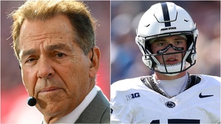 College football pundit said Penn State should consider giving Nick Saban a call after firing James Franklin. Who will the Nittany Lions hire? (Credit: James Black/Icon Sportswire via Getty Images and Photo by Luke Hales/Getty Images)