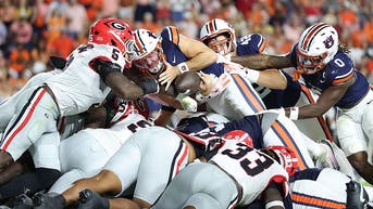 Auburn’s Tush Push Touchdown Against Georgia Wiped Out By Controversial Fumble Call