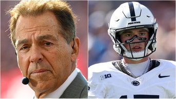 College football pundit said Penn State should consider giving Nick Saban a call after firing James Franklin. Who will the Nittany Lions hire? (Credit: James Black/Icon Sportswire via Getty Images and Photo by Luke Hales/Getty Images)