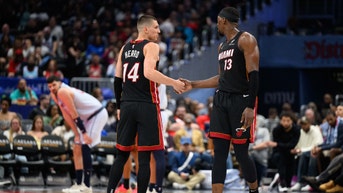 The Miami Heat have a nice one-two punch with All-Stars Tyler Herro and Bam Adebayo. (Photo credit: Reggie Hildred-Imagn Images)