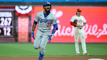 Tesocar Hernandez of the Los Angeles Dodgers