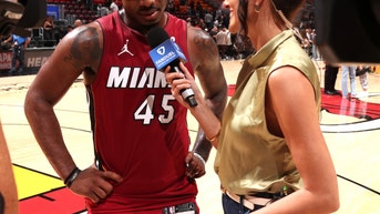 viral miami heat reporter greek freak 2.0 trish christakis welcomes nba back