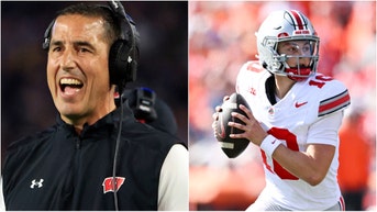 Tickets to the Wisconsin/Ohio State game are shockingly cheap. Tickets are just $16. How much do tickets cost? Will Luke Fickell be fired? OutKick's David Hookstead reacts. (Photo by Justin Casterline/Getty Images and Photo by James Black/Icon Sportswire via Getty Images)