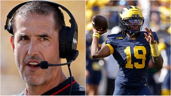 Wisconsin Badgers coach Luke Fickell is getting destroyed for refusing to take his timeouts late against Michigan. How did the game end? What are fan reactions? Will Fickell be fired? (Photo by Joe Robbins/Icon Sportswire via Getty Images and Photo by Joe Robbins/Icon Sportswire via Getty Images)