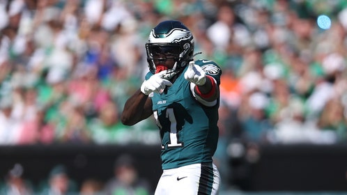 AJ Brown of the Philadelphia Eagles