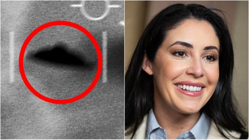 The preview is out for the upcoming UFO documentary "The Age of Disclosure." The film focuses on what is happening with government investigations into UFOs. It airs on Amazon Prime. (Credit: Getty Images Creatives and Tom Williams/CQ-Roll Call, Inc via Getty Images)