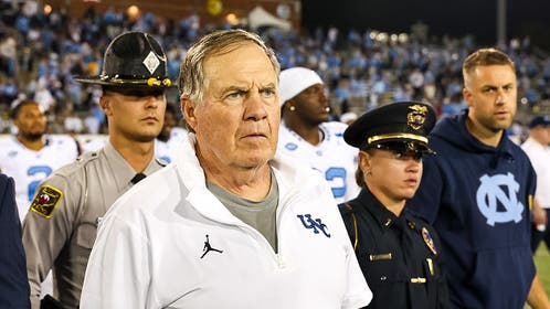 Bill Belichick Says Everything’s Fine At UNC — But It’s Hard to Believe Given Amount Of Noise 
Via: getty images