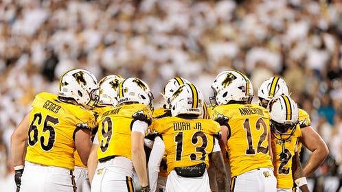 Wyoming's Football Field Covered In Hail For UNLV Matchup Is A Sight To Behold
