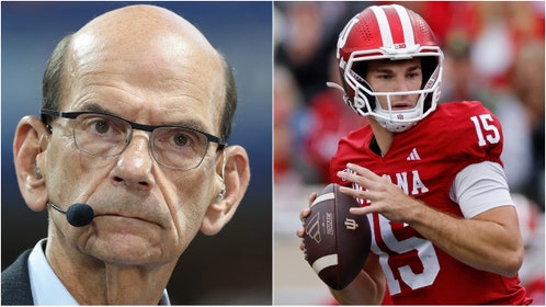 Paul Finebaum continues to go after the Big Ten. (Photo by Kevin C. Cox/Getty Images and Photo by Joe Robbins/Icon Sportswire via Getty Images)