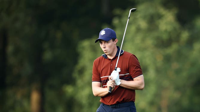 Matt Fitzpatrick of the European Ryder Cup team