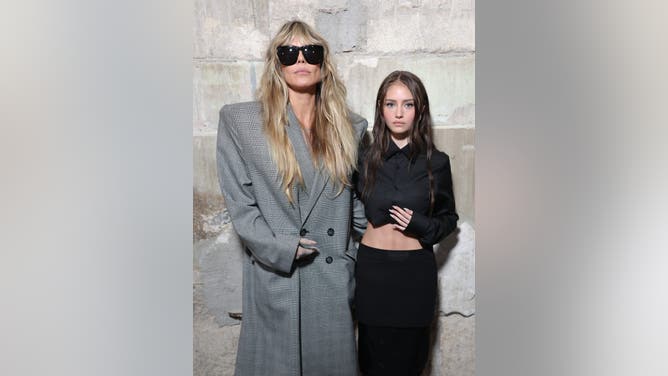Heidi Klum's Hours Spent Topless At The Beach Paid Off At Paris Fashion Week When She Wore A See-Through Dress