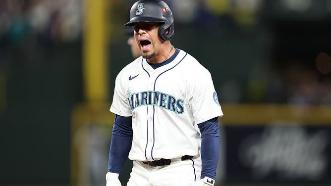 Leo Rivas of the Seattle Mariners