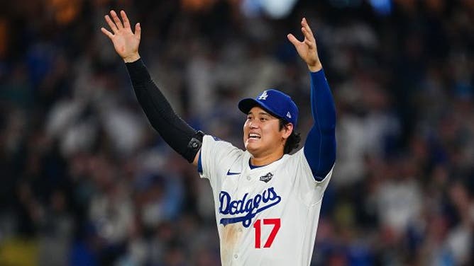Shohei Ohtani of the Los Angeles Dodgers