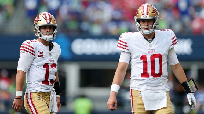 49ers GM Shuts Down QB Controversy Talk Despite Mac Jones Stepping Up For Injured Brock Purdy