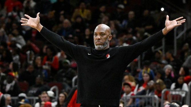 Former NBA player and current Portland Trail Blazers head coach, Chauncey Billups, was arrested for his alleged involvement in illegal poker games as part of the FBI's ongoing investigation into player prop rigging in the NBA. (Photo credit: Matt Marton-Imagn Images)