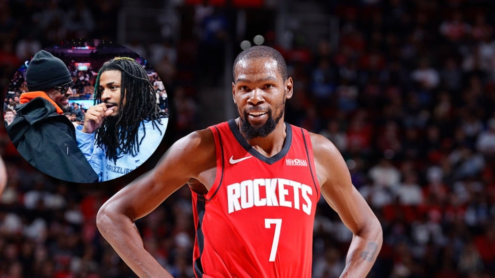 Kevin Durant trash talks Ja Morant's dad.