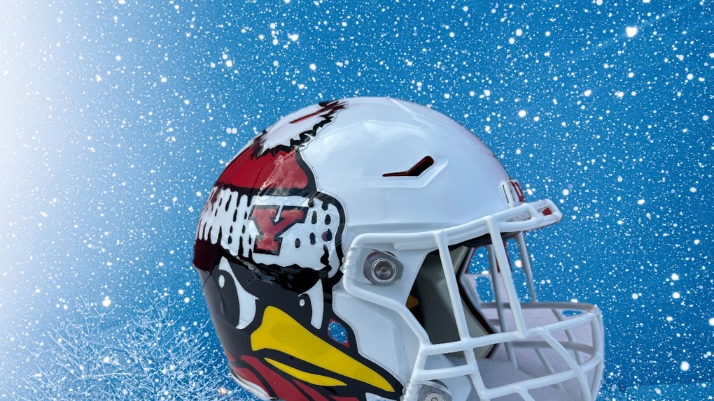 Youngstown State University will debut a new white football helmet vs. Northern Iowa.