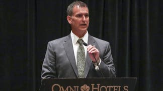 Baylor AD and CFP Chair Mack Rhoades is under investigation for alleged sideline altercation with a player and coach. (Mandatory Credit: Kevin Jairaj-USA TODAY Sports)