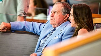 Bill Belichick and Jordon Hudson. 