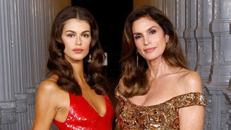 cindy crawford and kaia gerber at art and film gala