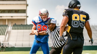 A high school football game in Georgia turned VIOLENT in the middle of a 42-0 playoff ass-kicking. 
