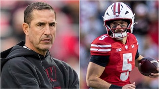 Luke Fickell Wisconsin Badgers (Photo by Dan Sanger/Icon Sportswire via Getty Images and Photo by John Fisher/Getty Images)